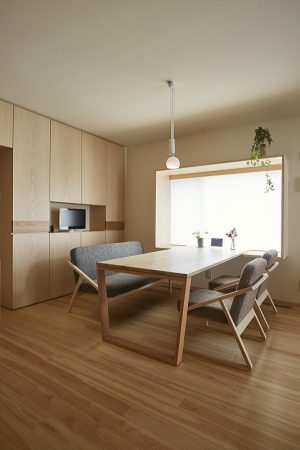 広島県の府中家具の造作家具を提案した府中市での家づくり｜建築会社コアハウス