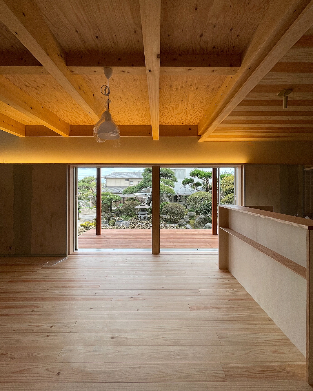 既存の美しい日本庭園とのここちよい関係性を設計｜福山の家づくり コアハウスの注文住宅
